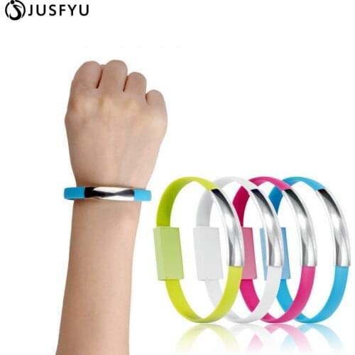 Outdoor Portable Charger Charging Cable Mini Micro USB Type C Bracelet Data Line Sync Cord For Samsung Xiaomi Huawei Phone Cable