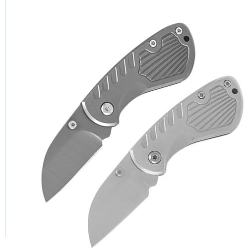 Outdoor folding mini knife field survival folding knife stainless steel pocket portable self-defense knife multi-purpose knife