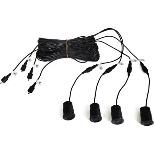 High quality IP68 waterproof truck parking sensor with led display 24V car reversing aid