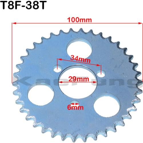 Motorcycle T8F 108L 116L 118L 120L 126L 136L ChainMini Moto ATV Quad Dirt Pit Pocket Bike Cross 2 stroke 47cc 49cc engine Parts