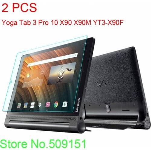 2 PCS 9H For Lenovo Yoga Tab 3 Pro YT3 X90M X90F X90L Explosion-Proof Tempered Glass Toughened Film Screen Protection