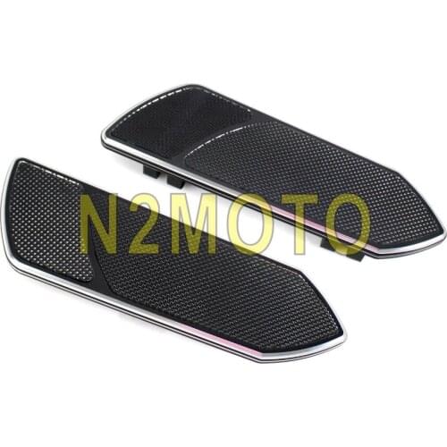 Motorcycle Billet Aluminum Footpeg Footboard Passenger Diver Floorboards for Harley Touring Softail FLHT FLHR FLHX FLT 1984-2015