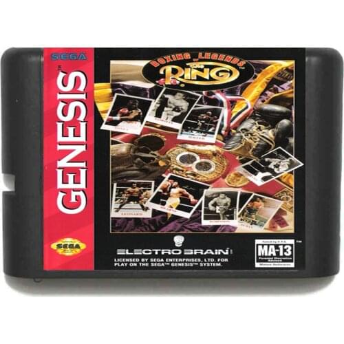 Boxing Legends Of The Ring 16 bit MD Game Card For Sega Mega Drive For Genesis