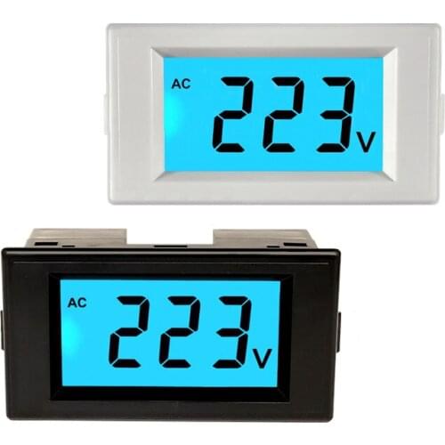 1pcs AC200 600V LCD Digital Voltmeter Voltage Panel Meter AC Voltage Meter Tester AC Voltmeter Digital D69 AC Voltage Detector