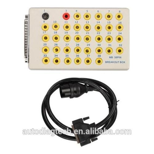 Breakout Box OBD2 EOBD Tester 38 Pin Out Diagnostic Pinout
