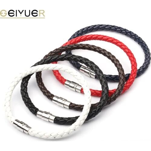 GEIYUER Leather Bracelets
