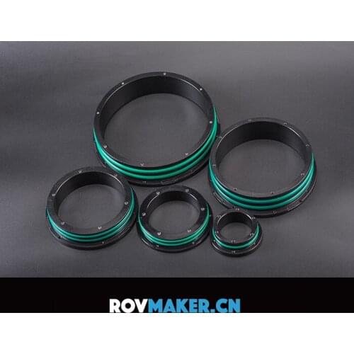 Sealed Cabin Flange, Watertight Flange, Acrylic Pipe Flange ROV Underwater Robot