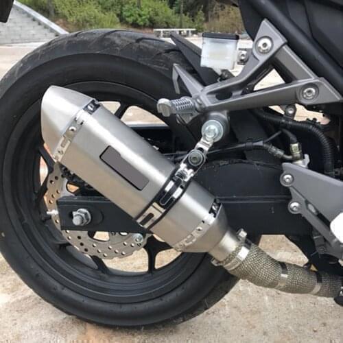 Motorcycle Exhaust Akra DB Killer Muffler povic 51MM For thickenedktm 125 duke kawasaki 6r yzf r3 cb400 bmw c650 r750 k6 wr250x