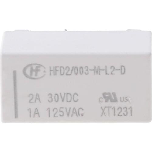 HFD2-003-M-L2-D 3V Coil Bistable Latching Relay High Quality Home Improvement Subminiature Double In-line Single Coil Relay Elec