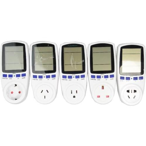 US/EU/AU/UK plug power energy meter wattmeter digital energy meter watt voltage eu plug power socket Electric meter watt meter