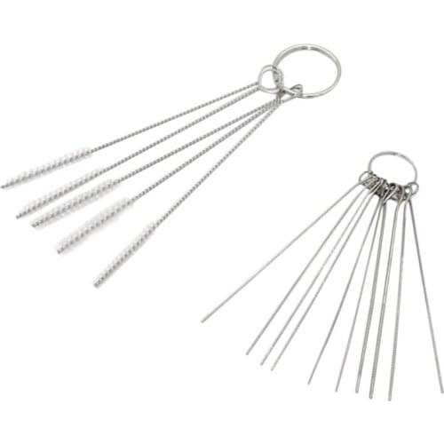 Motorcycle Engine Carburetor Carbon Dirt Deposit Jet Remove Cleaning Cleaner Tools Kit