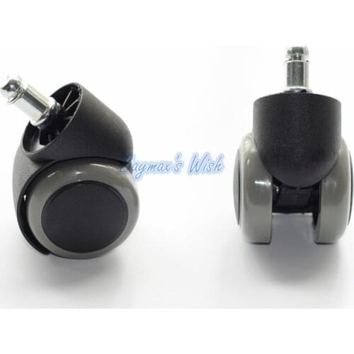 DENTAL Chair Wheel Rubber Replacement Swivel Wheel Office Chair Caster 2Pcs