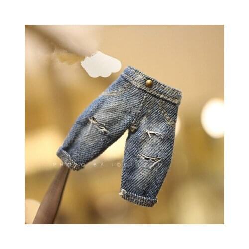 OB11 doll clothes Molly size Jasmine doll clothes shorts Harajuku style curly edge jeans doll accessories