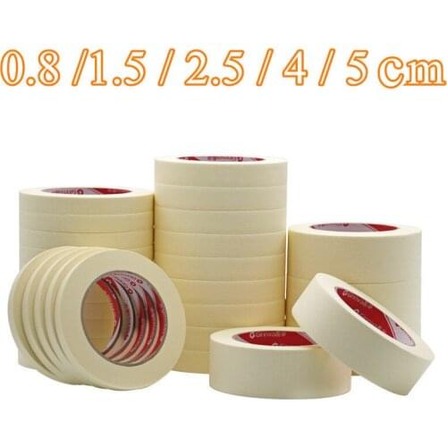 50M Single Side Adhesive Tape DIY Masking Tape for Car Spraying scrapbooking Oil Painting Sketch Drawing Decoration Fixed Glue