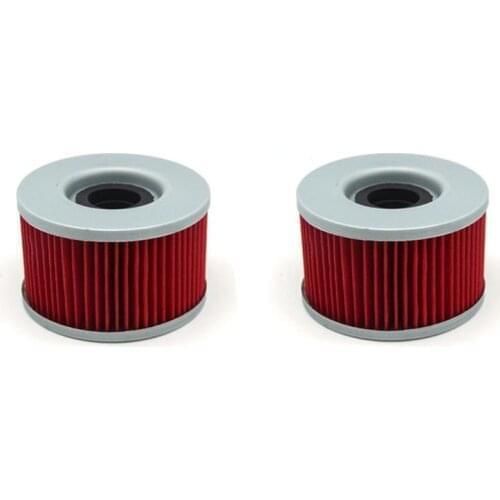 MEXITAL pack of 2 Motorcycle Oil Filter for CX650 ED EUROSPORT 650 (83-86) CBX550 550 (81-86) CB450SC 450 (82-83) (85-86)