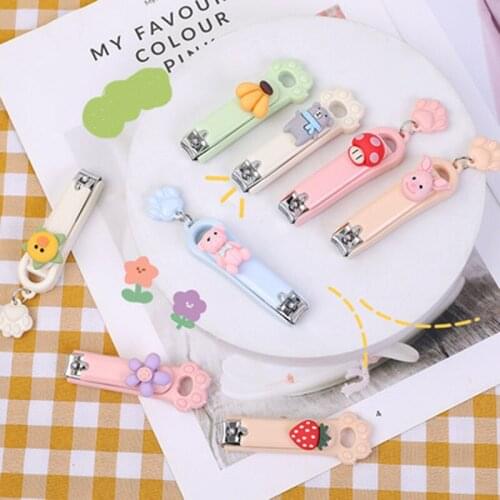 Cute Cartoon Nail Clippers Small Nails Trimmer for Children Newborn Baby Home Portable Manicure and Toe Repair Tools Infantil