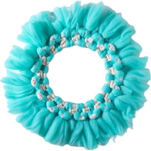 Hanging Wall Wreath Boho Decorative Wall Art F/ Bedroom Baby Nursery 4 Color