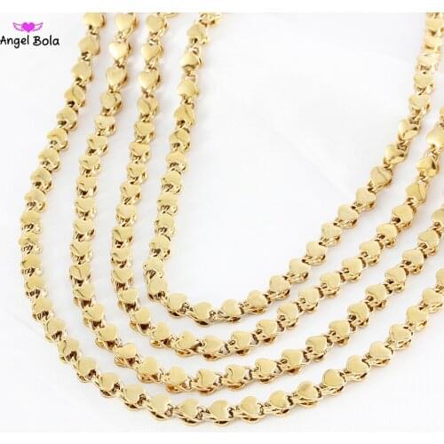 New Gold Fashion Peach Heart Womens Necklace Muslim Islamic Jewelry Valentines Day Gift Daily Pendant Jewelry All-match