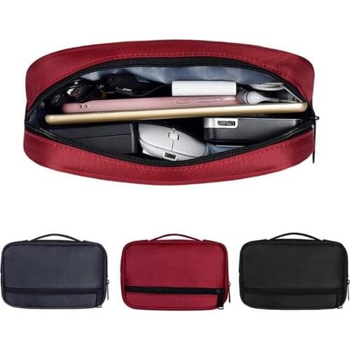 Gadget Devices Organizer Headphones Storage Box Charger U disk Data Cable Portable Data Cable Storage Bag Travel Organizer Bag