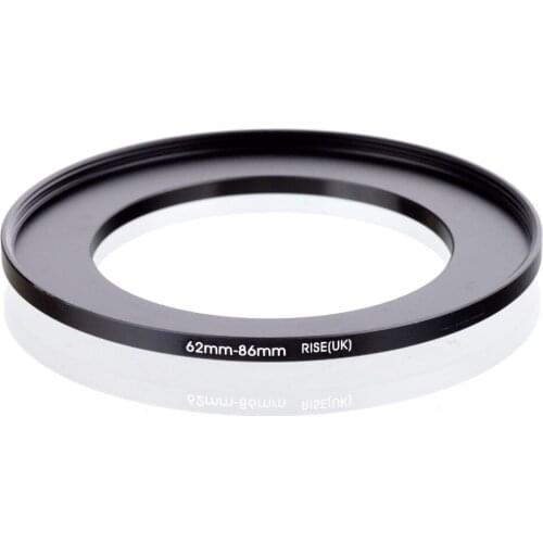 Original RISE(UK) 62mm-86mm 62-86mm 62 to 86 Step Up Ring Filter Adapter black