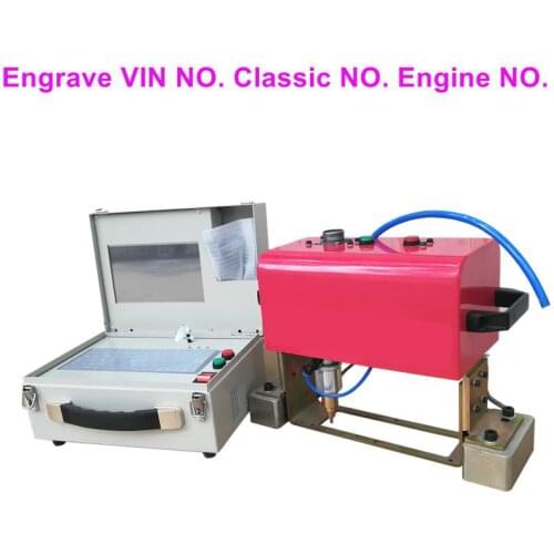 Pneumatic chassis number machine Workbench Metal Letter CNC Automatic NamePlate Dot Peen Marking Machine and Engraving Machine