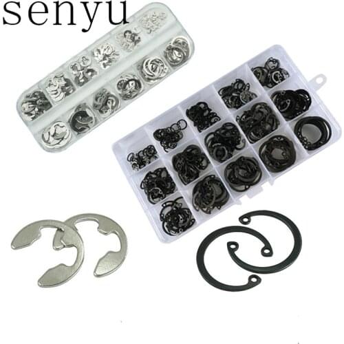 SENYU C-type Elastic Seals Snap Retaining Washers Circlip Ring Kit Circlip Snap Retaining Washer