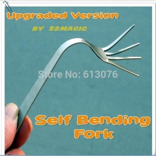 Self Bending Fork ( Upgraded Version ) Magic Tricks Stage Magia Mentalism Illusion Gimmick Props for Professional Magicians