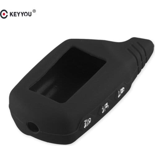 KEYYOU Silicone Case For Starline B9/B6/A91/A61 LCD Two Way Car Remote 2 Way LCD Alarm System Silicone Case
