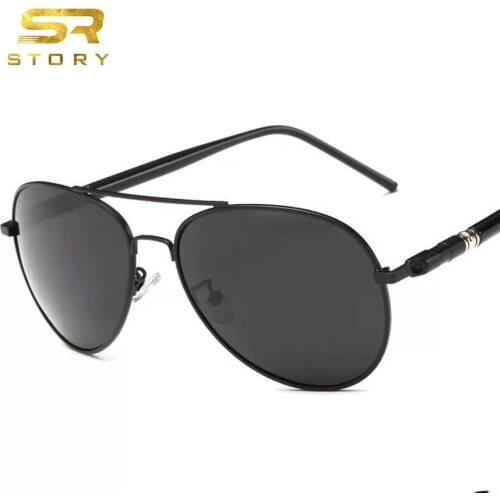 Classic Mens Polarized Sunglasses Driving Sun Glasses For Men Women Brand Designer Vintage Black Pilot Outdoor