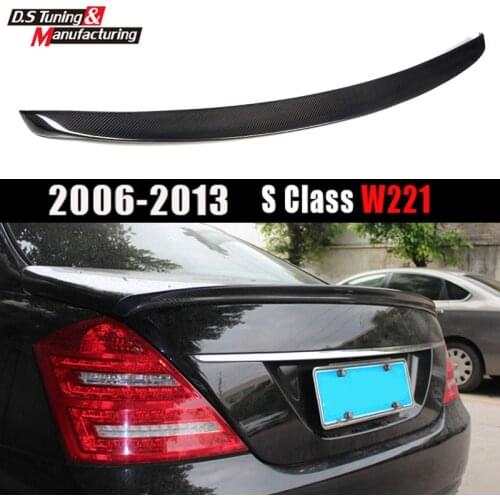 S65 Type CF Spoiler fit for Mercedes S Class 2006 - 2013 (W221), Fitment Guaranteed