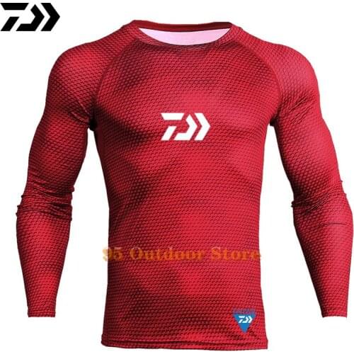 Outdoor Sportswear DAIWA Fishing Shirt Anti-UV Protection Hiking Fishing Clothes Tackles Angler Sports Apparel Anti Mosquito