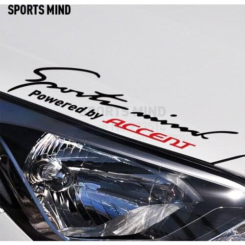 10 Pieces Sports Mind Car Styling On Car Lamp Eyebrow Automobiles Car Sticker For hyundai accent exterior accessories