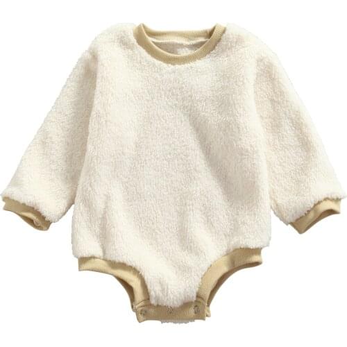 2021 Baby Winter Clothes For Newborn Baby Girls Overalls Autumn Baby Warm Romper For Baby Boys Jumpsuit Costume Infant Clothing