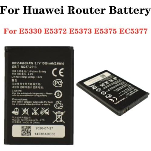 E5330 Battery For Huawei E5372 E5373 E5375 EC5377 HB554666RAW Wifi Router Replacement Battery