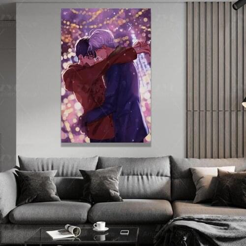 Anime Yaoi !!! Canvas Art Poster And Wall Art Picture Print Modern Family Bedroom Decor Posters Interior Decoration Painting