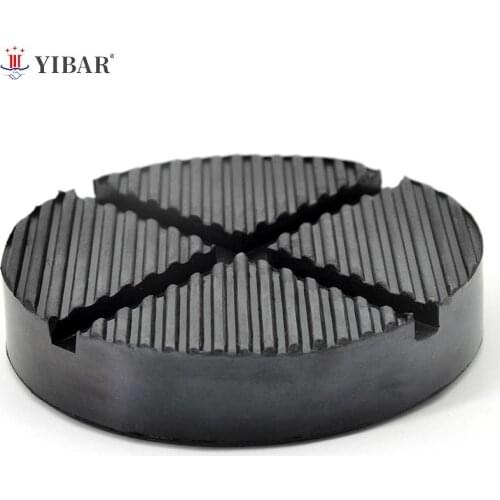 Car Lift Jack Stand Pads Black Rubber Slotted Floor Pad Frame Rail Adapter