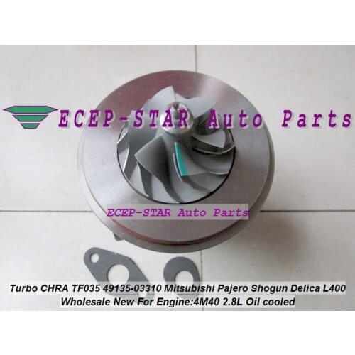 Free Ship Oil cooled Turbo cartridge CHRA Core TF035 49135-03310 49135-03130 For Mitsubishi Pajero Shogun Delica L400 4M40 2.8L