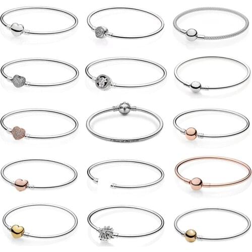 13 PDB SL high quality 925 sterling silver series fashion DIY bracelet suitable for bead charm female bracelet jewelry gift