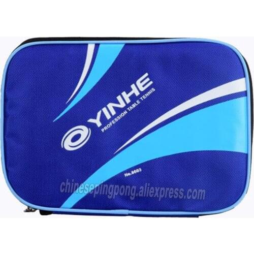 Yinhe table tennis racket case bag single double layer suqare bag for table tennis blade