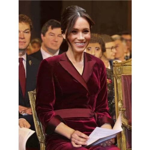 Платье для свадебной вечеринки Wine Red Slim Jumpsuit Elegant Long Sleeve With Sashes вечерние платья robe de soirée de mariage