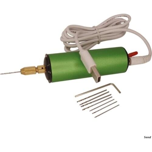 Mini USB Electric Drill Handheld Hole Punching Machine Epoxy Puncher for Resin DIY Craft Jewelry Making Tools