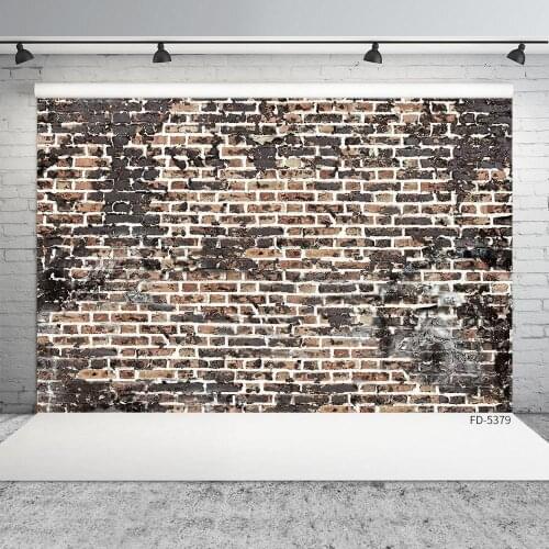 Brick Wall Photography Backdrop Computer Printed Fond Backgrounds for Children Portrait Baby Pets Toy Photobooth Photo Studio