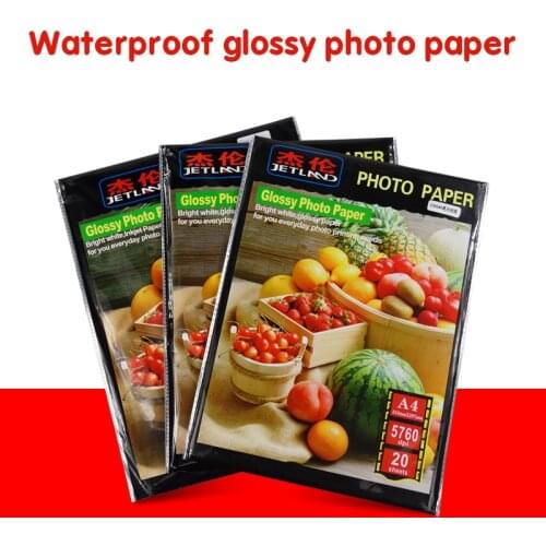 50 sheets of 100 high brightness 4R 4x6 high gloss waterproof digital printing photo paper for inkjet printer paper supplies