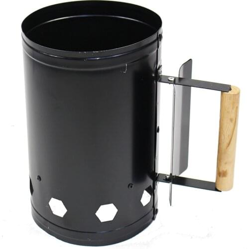 Barbecue Charcoal Starter Outdoor Portable BBQ Burning Tools Charcoal Igniting Bucket Grill Igniter Barrel