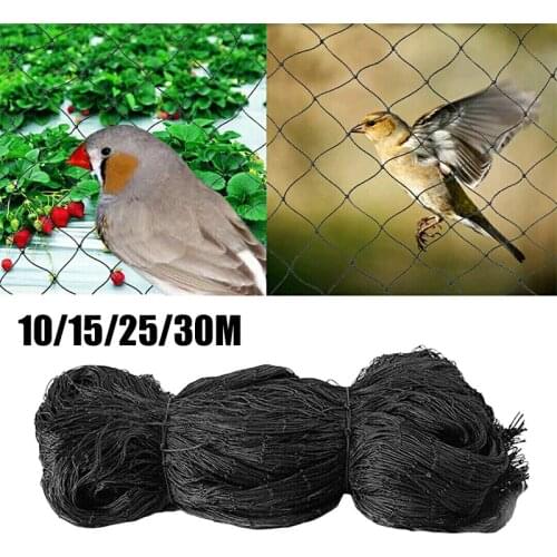 Anti-Bird Catcher Net Bird-Preventing Traps Crops Fruit Tree Flower Garden Mesh Protect Orchard Bird Netting Fence Grape Stand