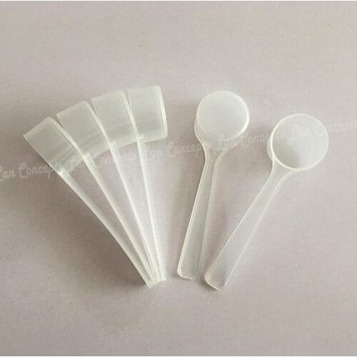4 gram translucence Measure Spoons 8ML Plastic Measuring Scoop 4g PP Spoon - 200pcs/lot Free shipping