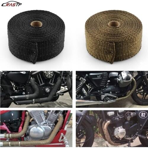 RASTP-Heat Exhaust Thermo Turbo Wrap Tape 2" X 5M/10m Intake Intercooler Reflective Insulation Kit Refit Design RS-CR1007