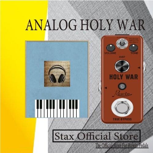 Rowin LEF-305 Guitar Holy Way Pedal Analog Heavy Metal Distortion Effect Pedals Sound Like Micro Metel Muff Classic 80s Effecto