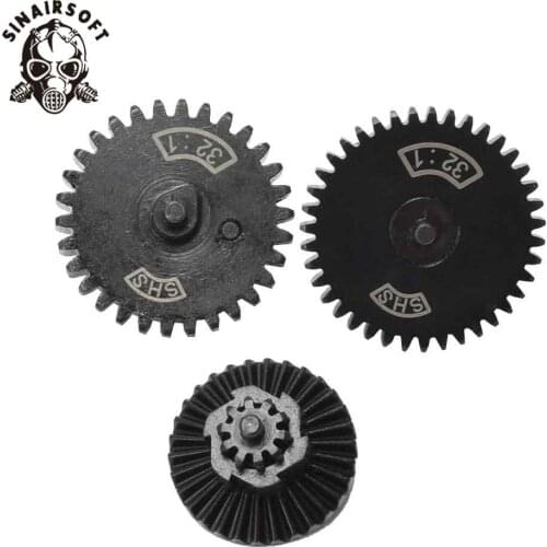 SINAIFSOFT High Quality 32:1 Infinite Torque Up Gear Set for Ver.2 / 3 Airsoft AEG Gearbox free shipping