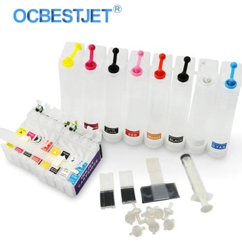 T1590 -T1599 R2000 Continuous Ink Supply System For Epson Stylus Photo R2000 CISS T1590 CISS With ARC Chip 8Colors/Set